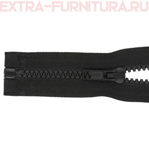 Молния Трактор Т5  1 замок 50 см, цв.322 черный ДС
