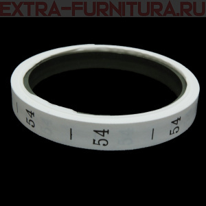 Размерник р-р 54, цв. белый, рул. 300 шт.