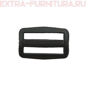Пряжка  2-х щелевая 40 мм, цв. черный, арт. 8826 (уп. 1000 шт)