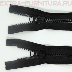 Молния Трактор Т8 2 замка 120см, цв. 322 черный, LOGO