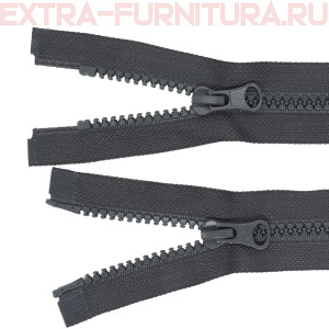 Молния Трактор Т5 2 замка 80см, цв.312 серый, LOGO