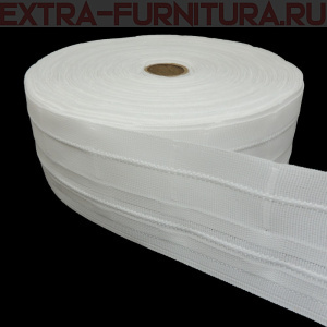 Лента шторная шир.60мм арт.606 х/б, уп.50м*30уп.
