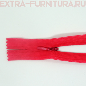 Молния потайная  № 3, 20 см, цв. 145 малина п/э пл.9,3 гр/м