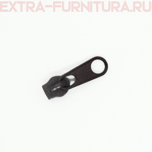 Бегунок к рулонной молнии тип 3, цв.304 темн.коричневый