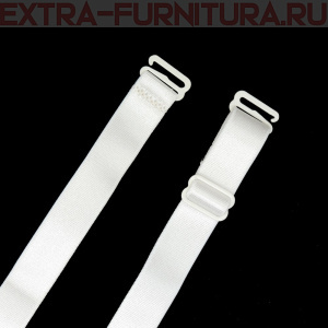 Бретели  для бюстгальтера арт.TBY.OL1502 шир.15мм цв.белый, уп.10пар