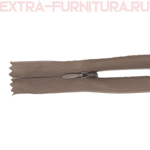 Молния потайная № 3, 50 см, цв. S327 капучино п/э пл.9,3 гр/м