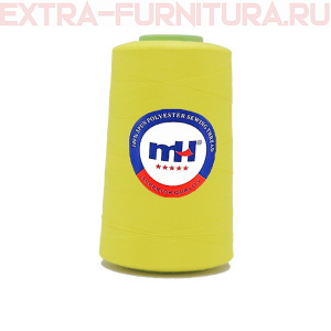 Нитки МН 40/2 п/э  5000 ярдов №383 желтый