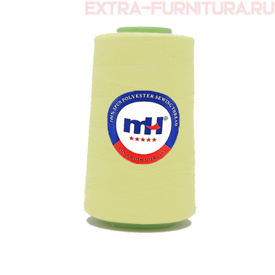 Нитки МН 40/2 п/э  5000 ярдов №377 св. желтый *