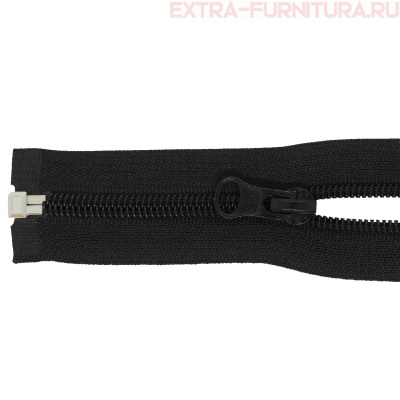 Молния Спираль разъемная Т5, дл. 160см, цв. черный LOGO