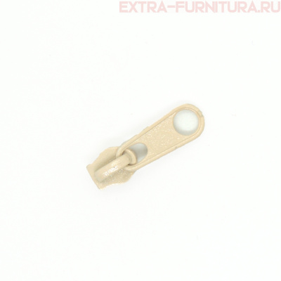 Бегунок к рулонной молнии тип 3, цв.291 крем