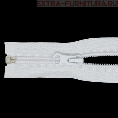 Молния Спираль разъемная дл. 45см, Т5, цв. белый, LOGO