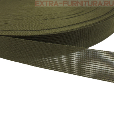 Лента окантовочная 23 мм цв.хаки 16, уп.100м (пл.3,6+/-0,2 гр/м)